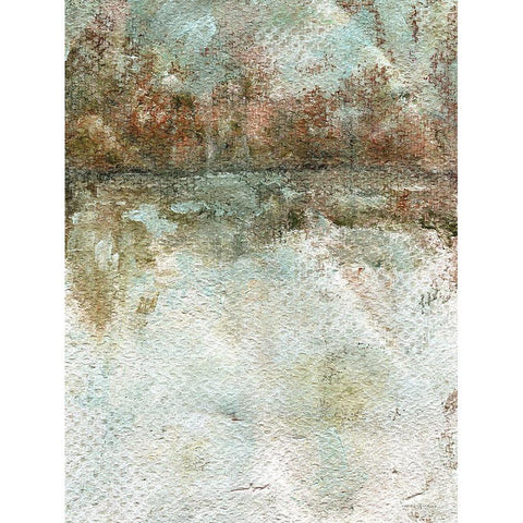 In Between Black Modern Wood Framed Art Print by Kamdon Kreations