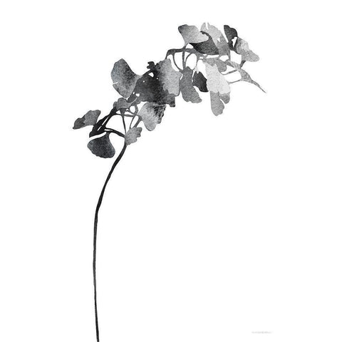 I Have an Inkling Black Modern Wood Framed Art Print by Kamdon Kreations