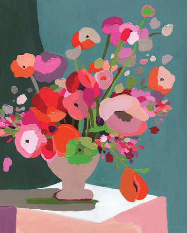 Slice of Orange    Black Ornate Wood Framed Art Print with Double Matting by Kamdon Kreations