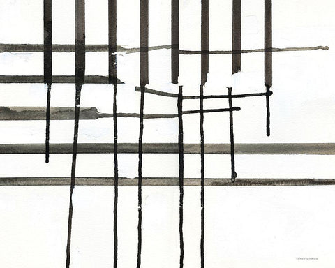 Waffle Brain    White Modern Wood Framed Art Print with Double Matting by Kamdon Kreations