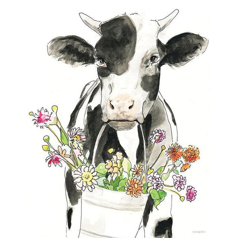 Bessie White Modern Wood Framed Art Print by Kamdon Kreations