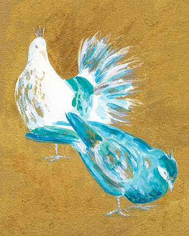 Roaming Royalty Black Ornate Wood Framed Art Print with Double Matting by Kamdon Kreations