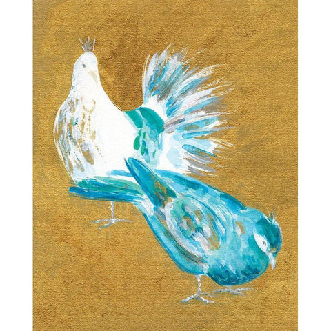 Roaming Royalty White Modern Wood Framed Art Print by Kamdon Kreations