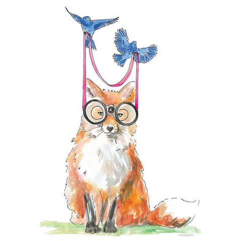 Birds Eye View Black Modern Wood Framed Art Print with Double Matting by Kamdon Kreations