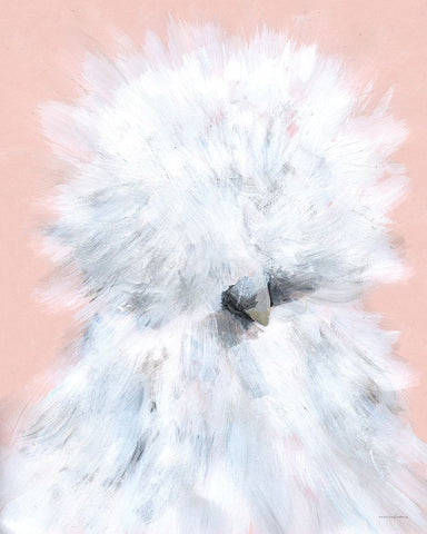 That Chick Has Great Hair Black Ornate Wood Framed Art Print with Double Matting by Kamdon Kreations