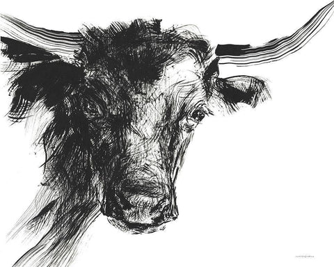 Linear Growth White Modern Wood Framed Art Print with Double Matting by Kamdon Kreations