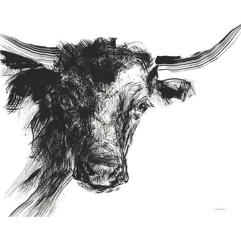 Linear Growth Black Modern Wood Framed Art Print with Double Matting by Kamdon Kreations