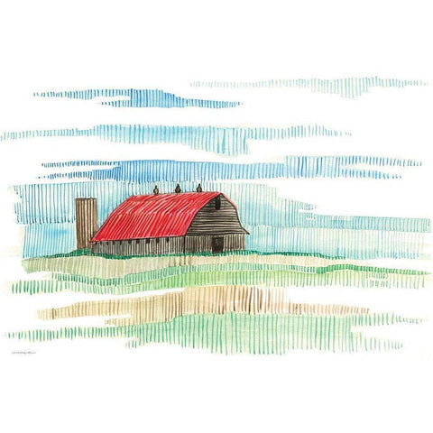 Patches of Grass White Modern Wood Framed Art Print by Kamdon Kreations