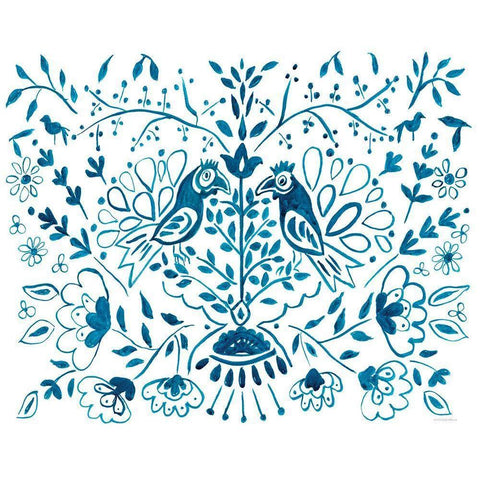 In a Pear Tree Black Modern Wood Framed Art Print with Double Matting by Kamdon Kreations