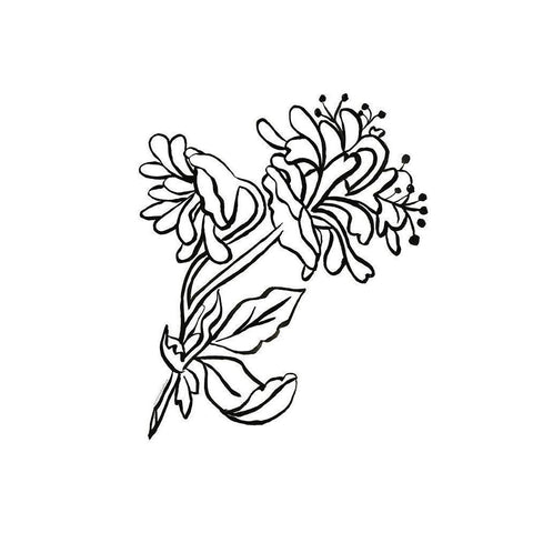 Slight-Sweet and Strong White Modern Wood Framed Art Print by Kamdon Kreations