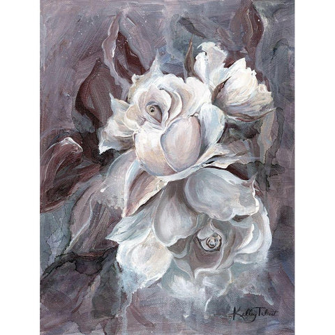Scent of a Rose Black Modern Wood Framed Art Print with Double Matting by Talent, Kelley