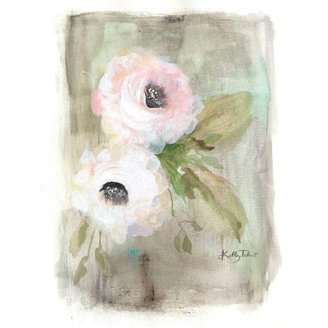 Vintage Garden Black Modern Wood Framed Art Print with Double Matting by Talent, Kelley