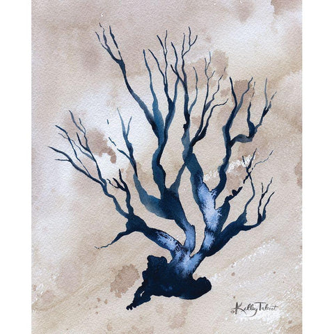 Oceans Reef I Black Modern Wood Framed Art Print with Double Matting by Talent, Kelley