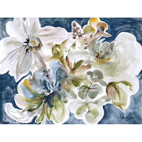 Summer Garden Black Modern Wood Framed Art Print by Talent, Kelley