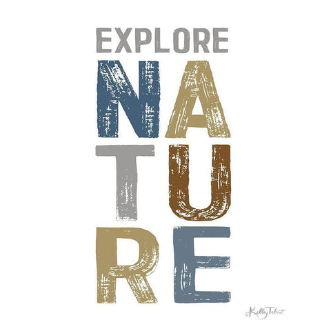 Explore Nature Black Modern Wood Framed Art Print with Double Matting by Talent, Kelley