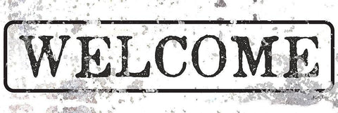 Chippy Welcome Black Ornate Wood Framed Art Print with Double Matting by Talent, Kelley