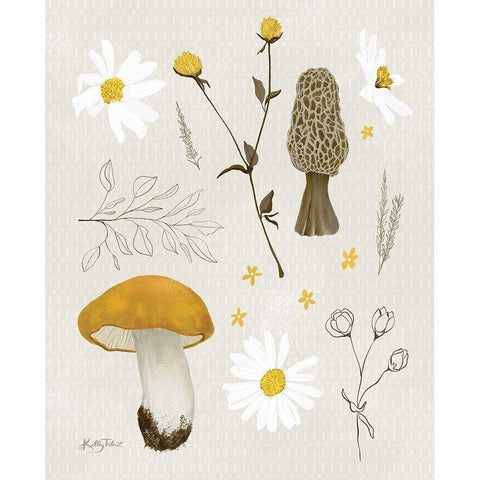 Woodland Clearing Black Modern Wood Framed Art Print with Double Matting by Talent, Kelley