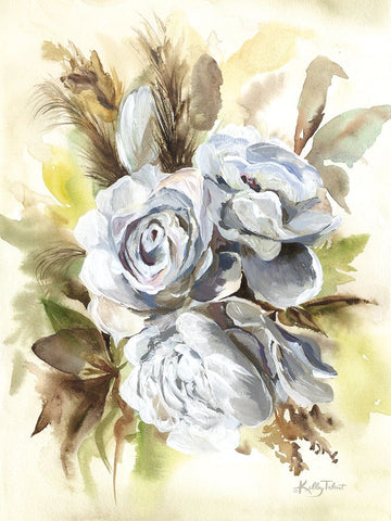 Essence of Beauty Black Ornate Wood Framed Art Print with Double Matting by Talent, Kelley