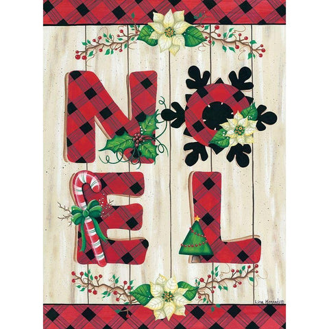 NOEL White Modern Wood Framed Art Print by Kennedy, Lisa