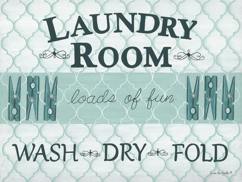 Loads of Fun White Modern Wood Framed Art Print with Double Matting by Kennedy, Lisa