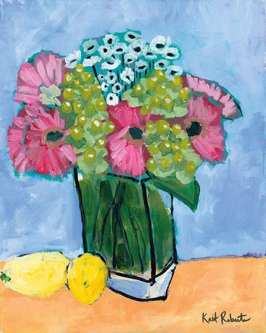 Kitchen Table Series II Black Ornate Wood Framed Art Print with Double Matting by Roberts, Kait