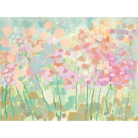 Growing Things II White Modern Wood Framed Art Print by Roberts, Kait