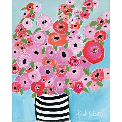 Dreaming of Poppies Black Modern Wood Framed Art Print by Roberts, Kait