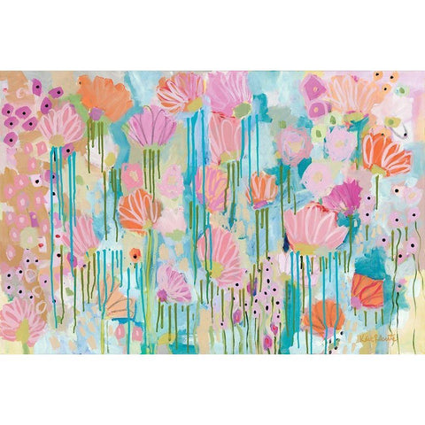 Skirt the Rules Black Modern Wood Framed Art Print by Roberts, Kait