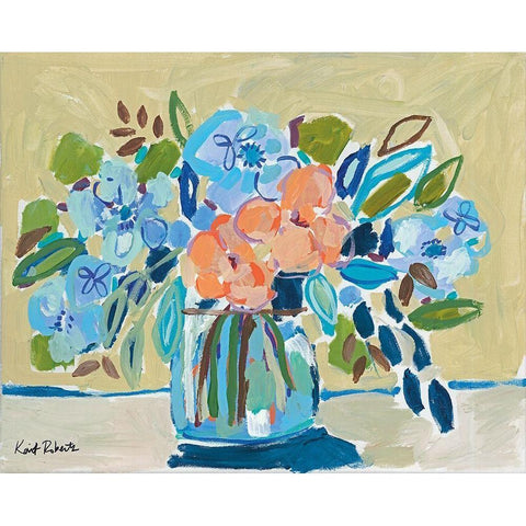 Butter You Up Black Modern Wood Framed Art Print with Double Matting by Roberts, Kait