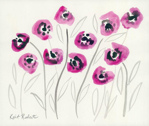 Secret Admirer Black Ornate Wood Framed Art Print with Double Matting by Roberts, Kati