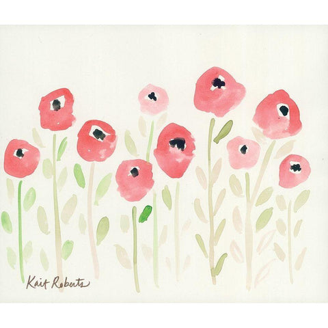 Cutie Black Modern Wood Framed Art Print with Double Matting by Roberts, Kati