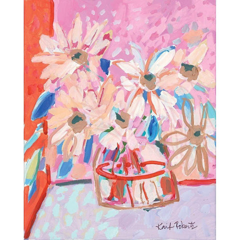 Life is Hard but It Can Still Be Pretty Black Modern Wood Framed Art Print with Double Matting by Roberts, Kait