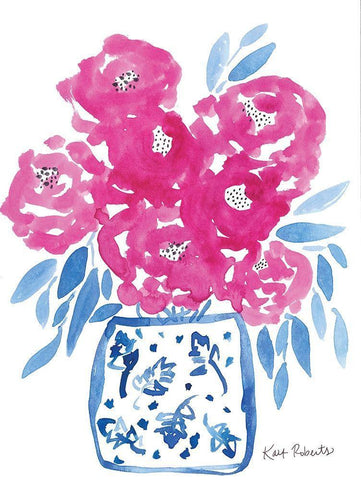 Grannys Fresh Picks Black Ornate Wood Framed Art Print with Double Matting by Roberts, Kait