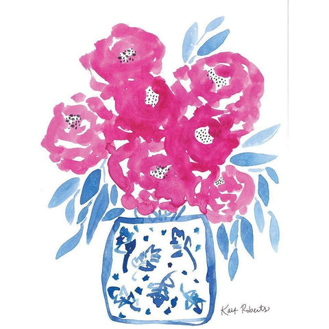 Grannys Fresh Picks Gold Ornate Wood Framed Art Print with Double Matting by Roberts, Kait