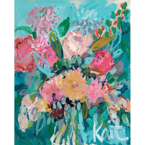 Listen White Modern Wood Framed Art Print by Roberts, Kait