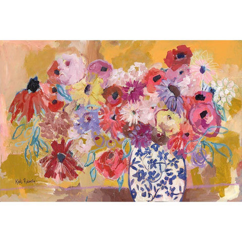 A Love Song For You Gold Ornate Wood Framed Art Print with Double Matting by Roberts, Kait