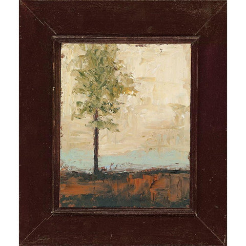 Summer Solitude Black Modern Wood Framed Art Print by Sherrill, Kate