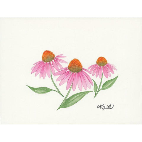 Dancing in the Breeze Black Modern Wood Framed Art Print by Sherrill, Kate