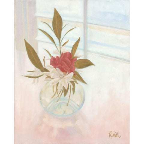 Early Morning Light White Modern Wood Framed Art Print by Sherrill, Kate