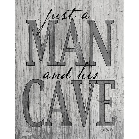 Mancave Black Modern Wood Framed Art Print with Double Matting by Sherrill, Kate