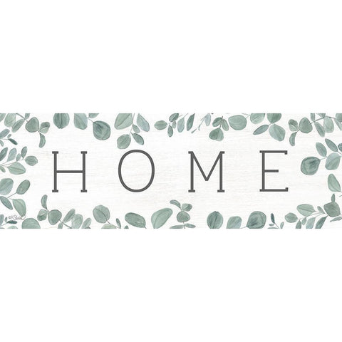 Home Eucalyptus I Black Modern Wood Framed Art Print with Double Matting by Sherrill, Kate