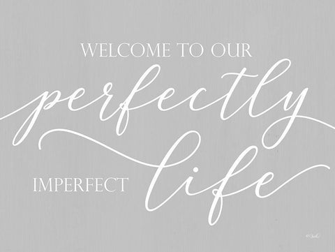 Perfectly Imperfect Life  Black Ornate Wood Framed Art Print with Double Matting by Sherrill, Kate