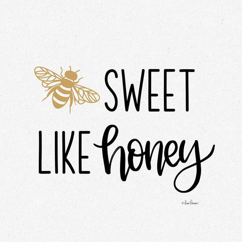 Sweet Like Honey   Gold Ornate Wood Framed Art Print with Double Matting by Larson, Lisa