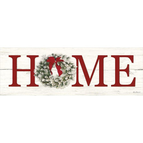 Christmas Home White Modern Wood Framed Art Print by Deiter, Lori