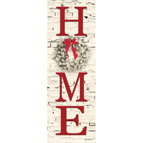 Christmas Home White Modern Wood Framed Art Print by Deiter, Lori