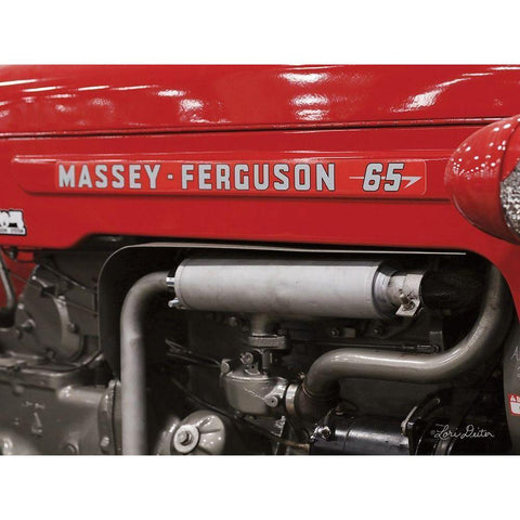 Massey-Ferguson I Black Modern Wood Framed Art Print with Double Matting by Deiter, Lori