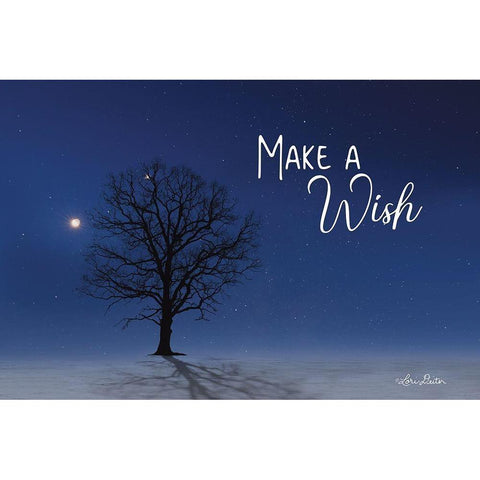 Make a Wish Black Modern Wood Framed Art Print with Double Matting by Deiter, Lori