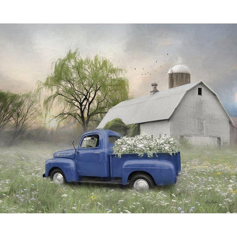 Old Fashioned Spring    Black Modern Wood Framed Art Print with Double Matting by Deiter, Lori