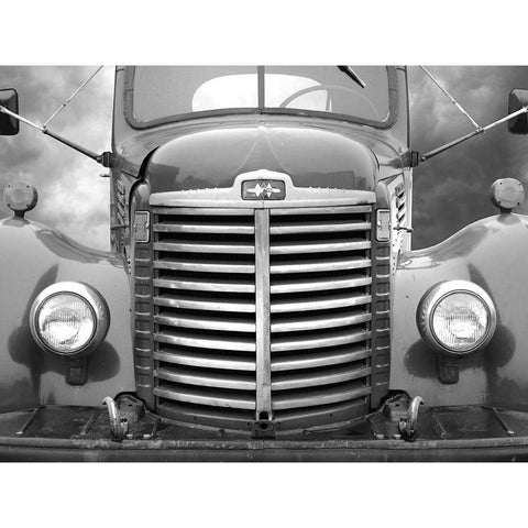 Historic Truck I White Modern Wood Framed Art Print by Deiter, Lori