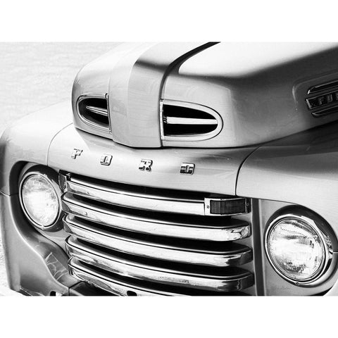 Historic Truck II White Modern Wood Framed Art Print by Deiter, Lori